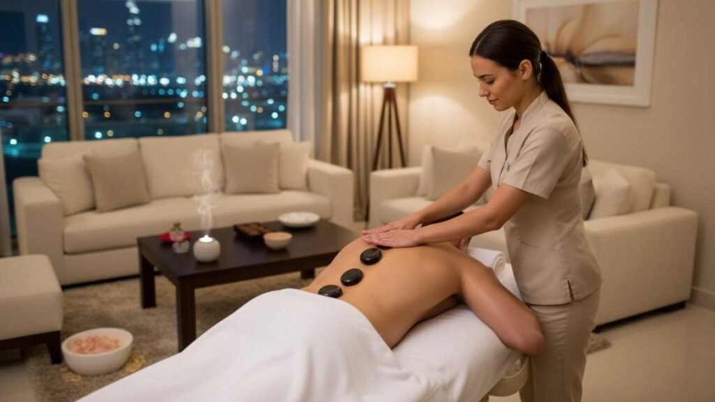 Hot Oil Relaxation Stone Massage