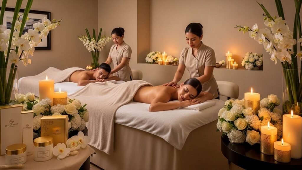 couple wellness massage