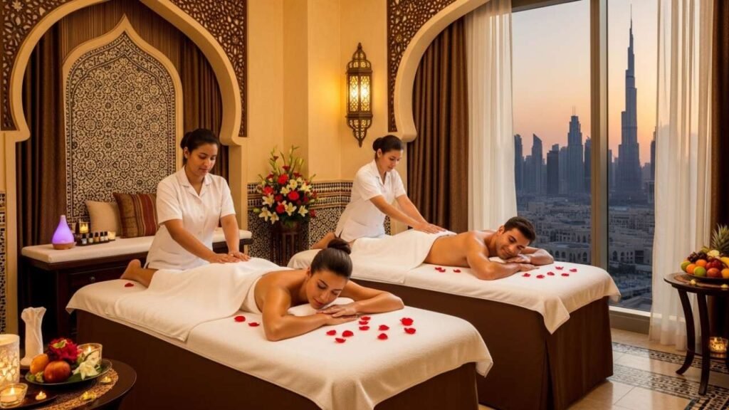 مساج للزوجين, جلسة مساج للأزواج