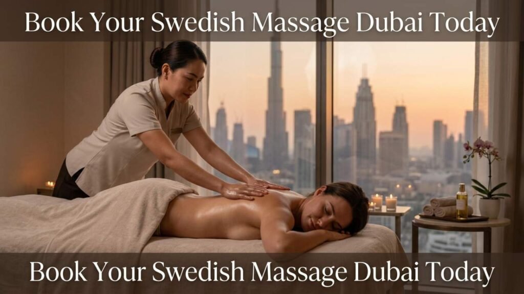 relaxing Swedish therapy session