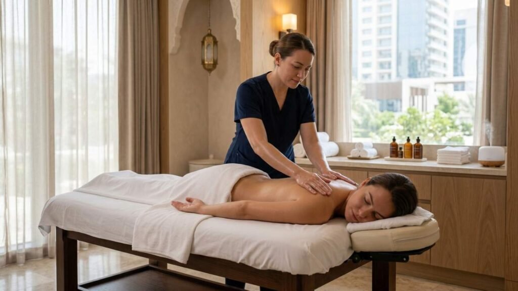 mobile massage therapy in Dubai