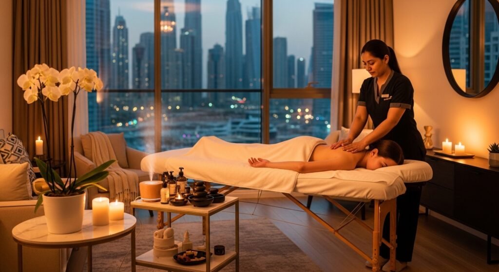 Is massage home service Dubai Marina available 24 hours