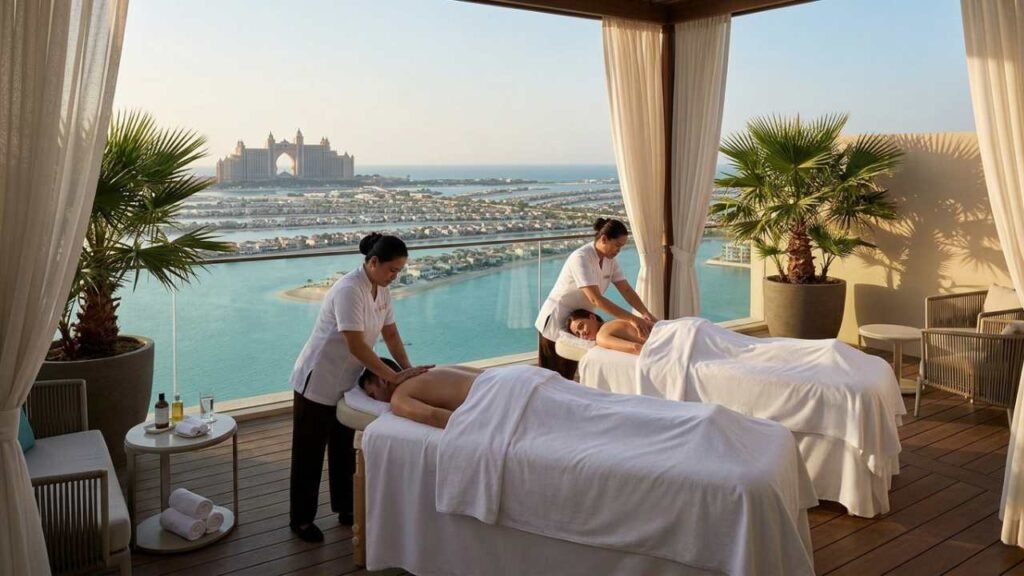 home massage service on the Palm Jumeirah