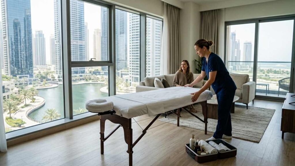 massage at home JLT dubai